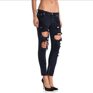SOLD One Teaspoon Trashed Free Birds Jeans